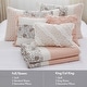preview thumbnail 39 of 68, Madison Park Vanessa 6 Piece Cotton Percale Quilt Set with Throw Pillows