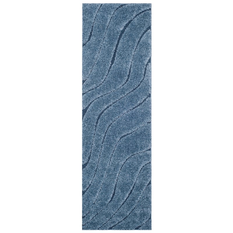 SAFAVIEH Florida Shag Hervor Soft Serene Waves 1.2-inch Thick Rug