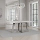 preview thumbnail 5 of 3, Carolina Chair & Table Largo Dining Table with Concrete Spray Top in Grey, 75x39.5x30 inches