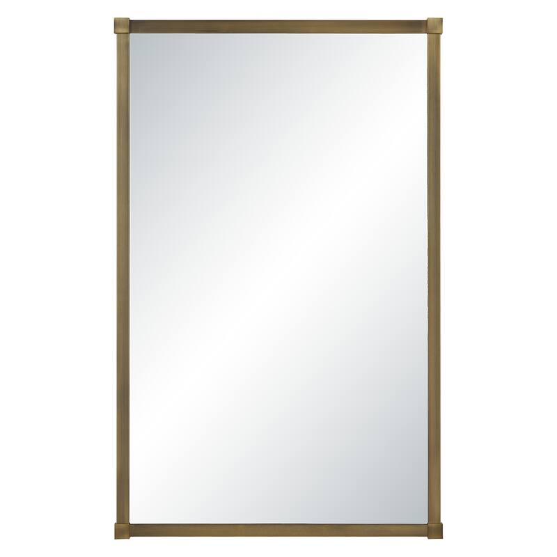Renwil Khaya 35" H x 22" W Wall Mirror, Yellow