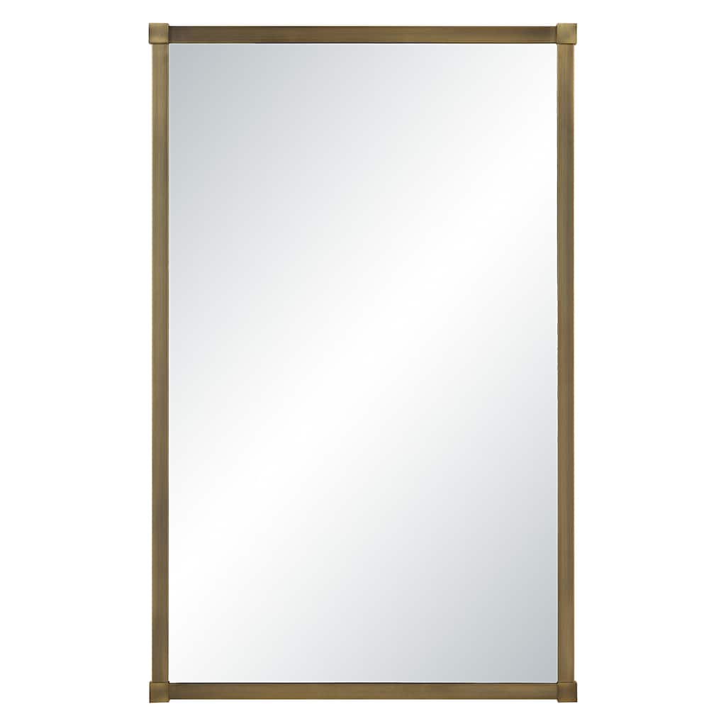 Renwil Khaya 35" H x 22" W Wall Mirror, Yellow