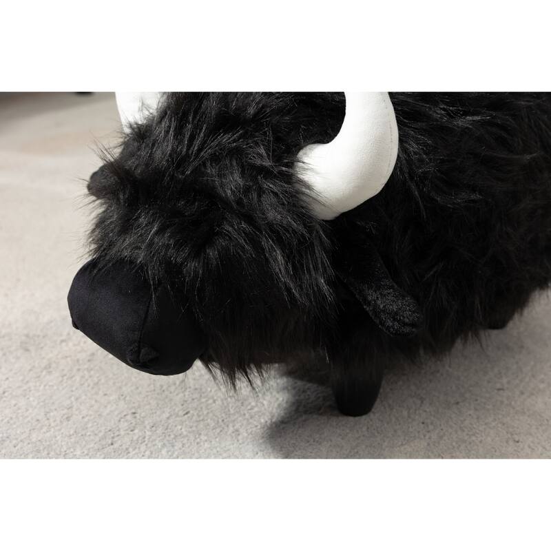 Harry Cow Animal Kids Storage Ottoman Stool