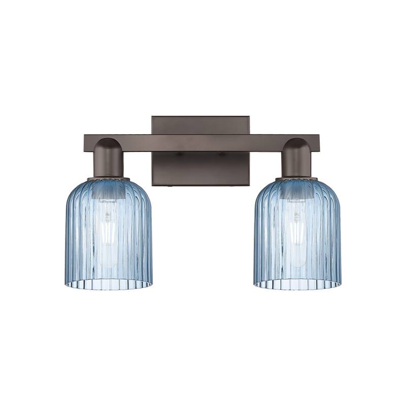 Innovations Lighting Downtown Urban - Bridal Veil - 2 Light 16" Bath Vanity Ligh