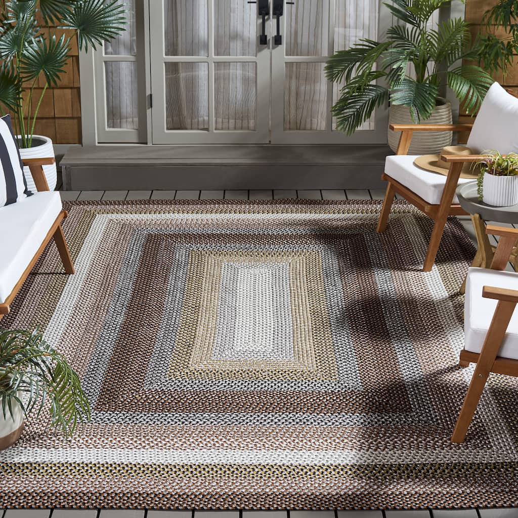 SAFAVIEH Handmade Braided Jo Machine Washable Country Casual Rug