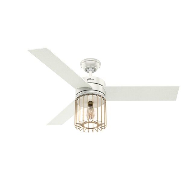 Hunter 52" Ronan Ceiling Fan with LED Light Kit and Handheld Remote. Opens flyout.