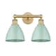 Option Brushed Brass / Seafoam