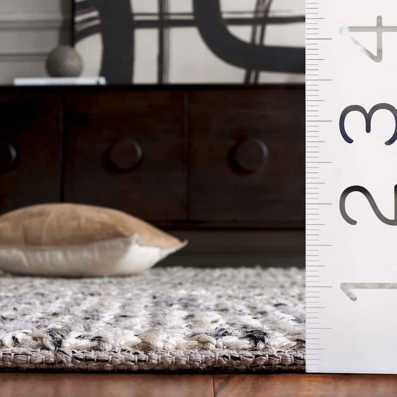 SAFAVIEH Handmade Natural Erltrud Fiber Farmhouse Hemp Rug