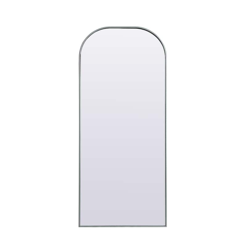 Elegant Lighting MR1B2866 Blaire 28" W x 66" H Modern Arched Bathroom - Silver