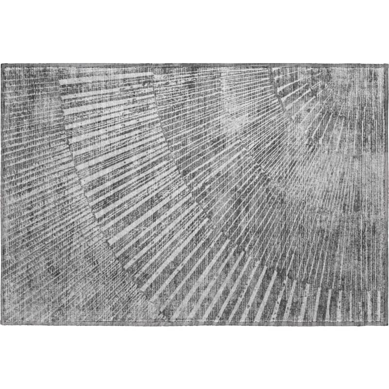 Premium Washable Super Soft Modern Starburst Mayfield Rug