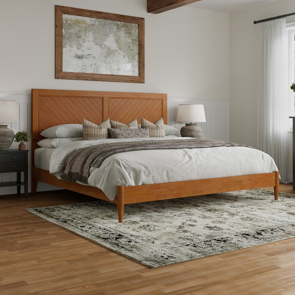 Berkshire Solid Wood Low Profile Platform Bed