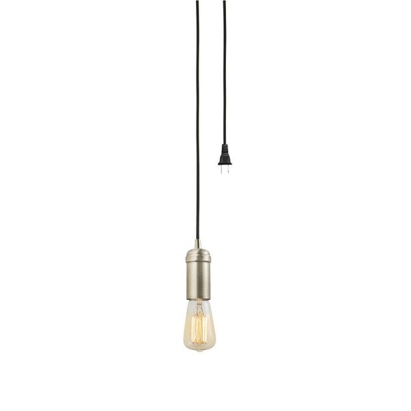 Globe Electric 65116 Vintage 1 Light Plug In Mini Pendant Globe Electric 65116 Vintage 1 Light Plug In Mini Pendant Antique Br