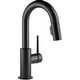 preview thumbnail 12 of 13, Delta Trinsic 1.8 GPM Single Hole Pull-Down Bar/Prep Faucet with Matte Black