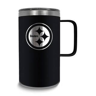 NFL Pittsburgh Steelers Stainless Steel 18 Oz. Hustle Mug with Lid ...