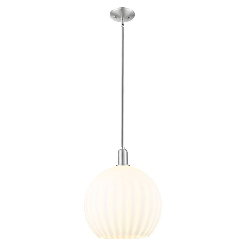 Innovations Lighting Endless Possibilities Arcadia - White Venetian - 1 Light 14" Stem Hung Mini Pendant