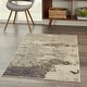 preview thumbnail 84 of 144, Nourison Modern Abstract Sublime Area Rug 3'11" x 5'11" - Ivory/Grey - Runner/Rectangle