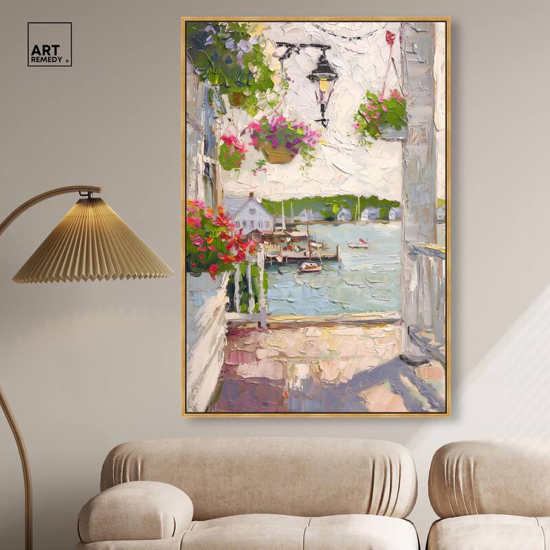 Harbor Hideaway II Canvas by Art Remedy