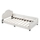 preview thumbnail 4 of 32, Low-Profile Platform Bed Grounded Bed in Velvet Frame
