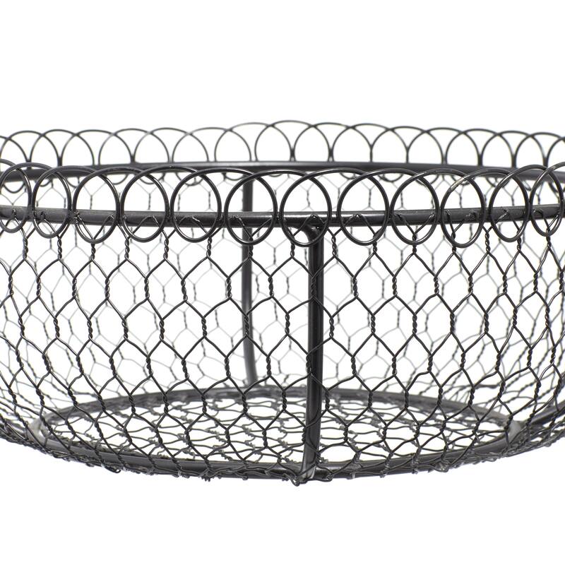 Metal Tiered Server - Black - Roche River Decor