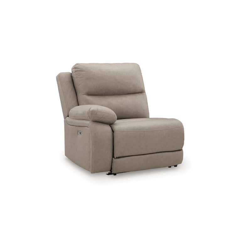 Signature Design by Ashley Brannigan Gray 3-Piece Power Reclining Sectional - 93" W x 41" D x 42" H