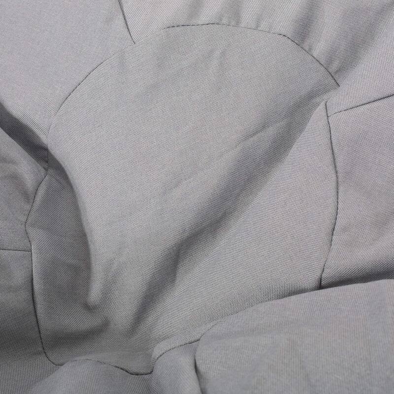 Modern 34" Bean Bag Chair with Foam Filling and Round Design for Living Room