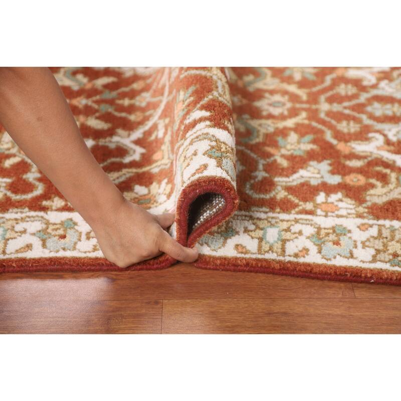 Kashan Oriental Foyer Rug Handmade Wool Carpet - 3'0"x 5'0"