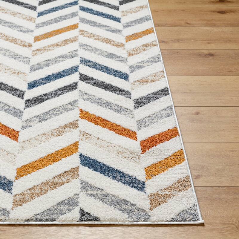 Valet Industrial Abstract Area Rug