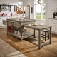 preview thumbnail 4 of 96, Tali Reclaimed Look Extendable Kitchen Island by iNSPIRE Q Classic