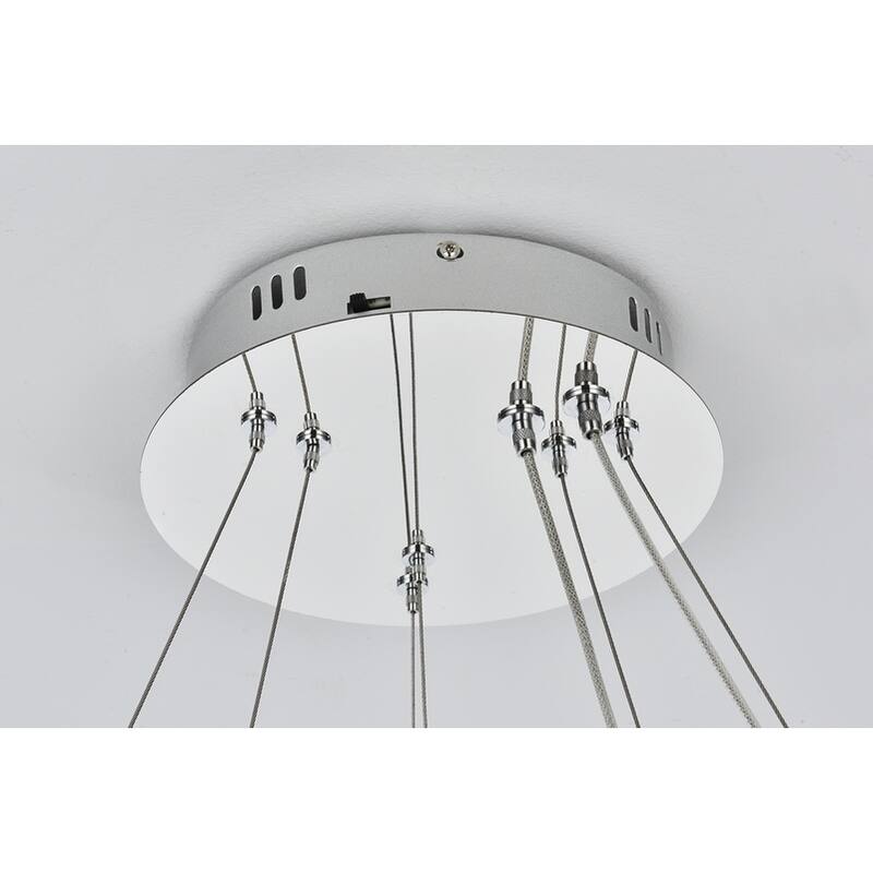 Indigo Home 32 inch Adjustable LED Chandelier