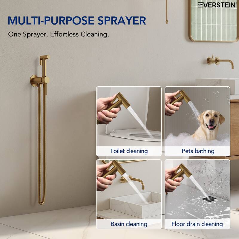 Handheld Bidet Sprayer With Temperature Control, Multi-Function Toilet Bidet Sprayer - N/A