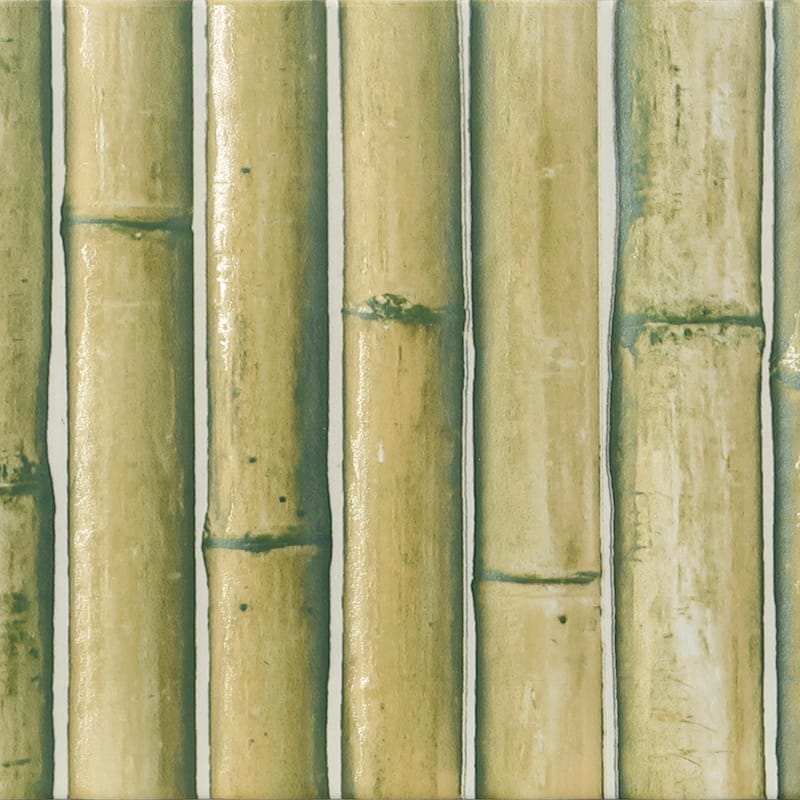 Merola Tile Bamboo Haven Matcha Green 5-7/8" x 11-7/8" Fluted Ceramic Wall Tile