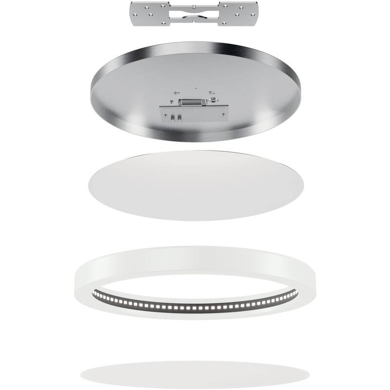 Kichler 53009WH30 Ara 10" Wide LED Flush Mount Drum Ceiling Fixture