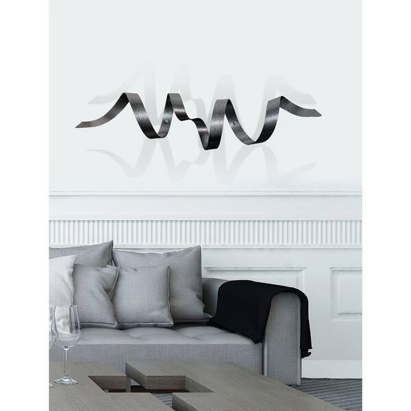 Statements2000 Black 3d Metal Wall Art Accent Sculpture Abstract Decor By Jon Allen Titanium Wall Twist 44 X 10 Overstock 19418485 Designs can range from tiny frames to oversize 3d sculptures, but you shouldn't let the vast choices discourage you. jon allen fine metal art