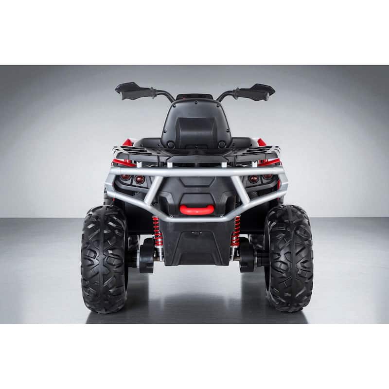 24V 4WD Kids Electric ATV 4 Wheeler with 2-Seater, 4x200W Motors, Bluetooth, EVA Foam Tires, Suspension & 6MPH Max Speed