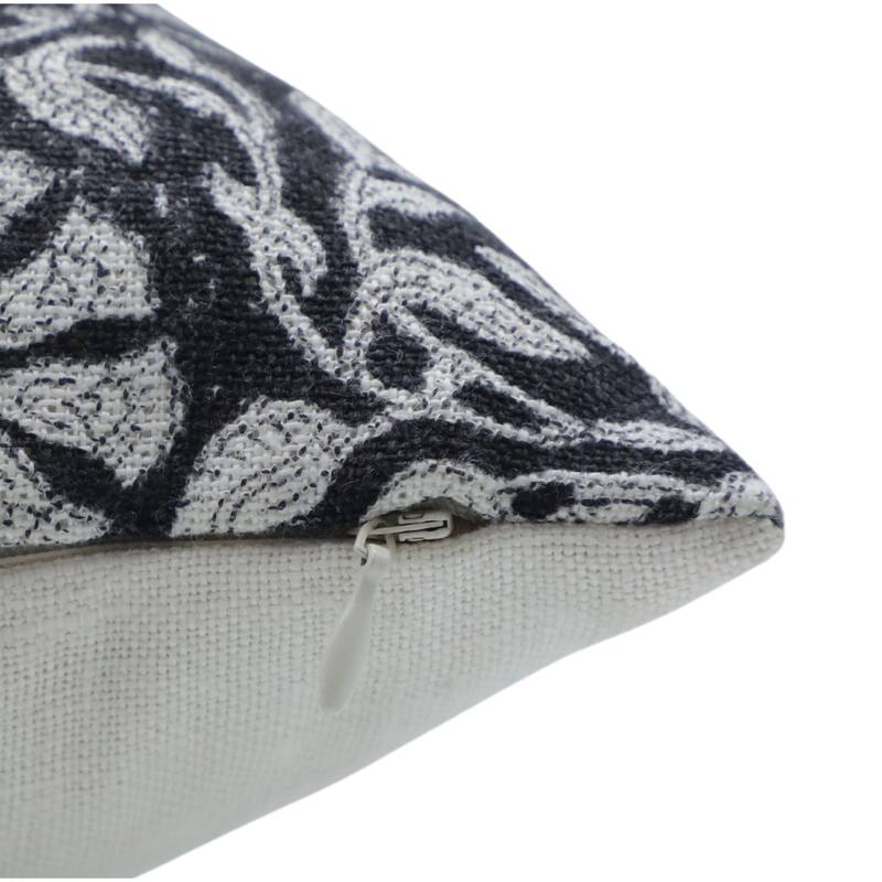 Fabdivine Linen Square Block print pillow Cover