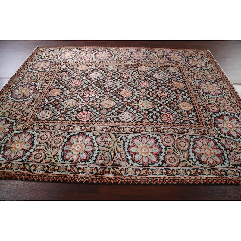 Vegetable Dye Traditional Ziegler Oriental Wool Area Rug Hand-knotted - 7'9" x 9'10"