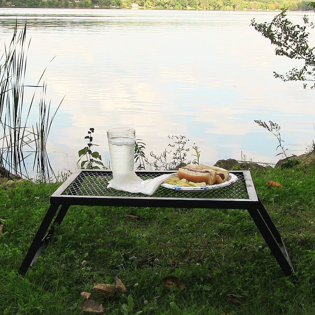 Sunnydaze Tray Table Portable and Foldable for Outdoor Camping and Patio 24