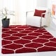 preview thumbnail 78 of 164, SAFAVIEH Hudson Shag Ogee Trellis 2-inch Thick Area Rug