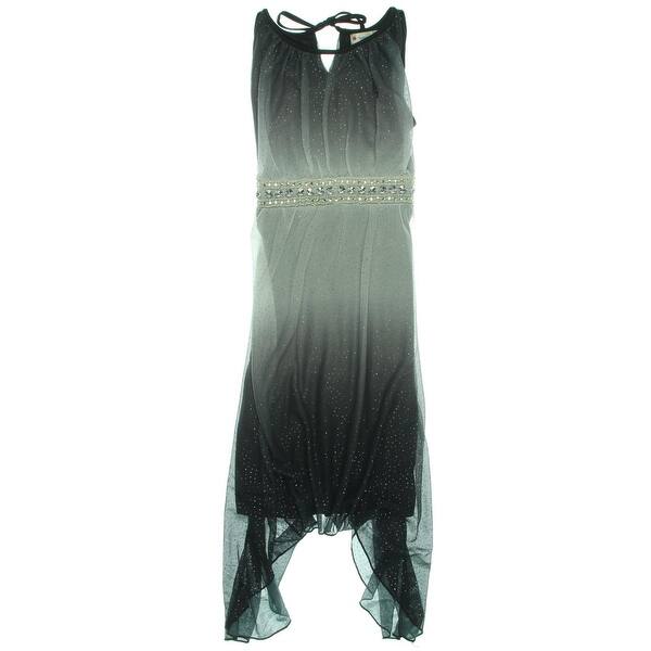 Shop Poppies And Roses Girls Semi Formal Dress Metallic 14