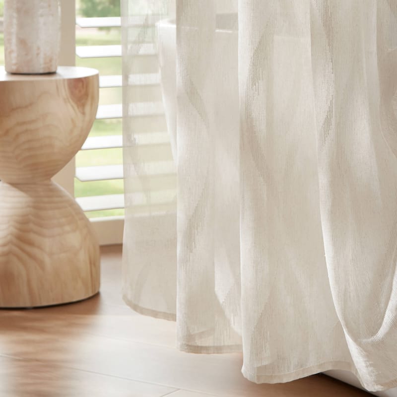 Madison Park Candice Sheer Shower Curtain