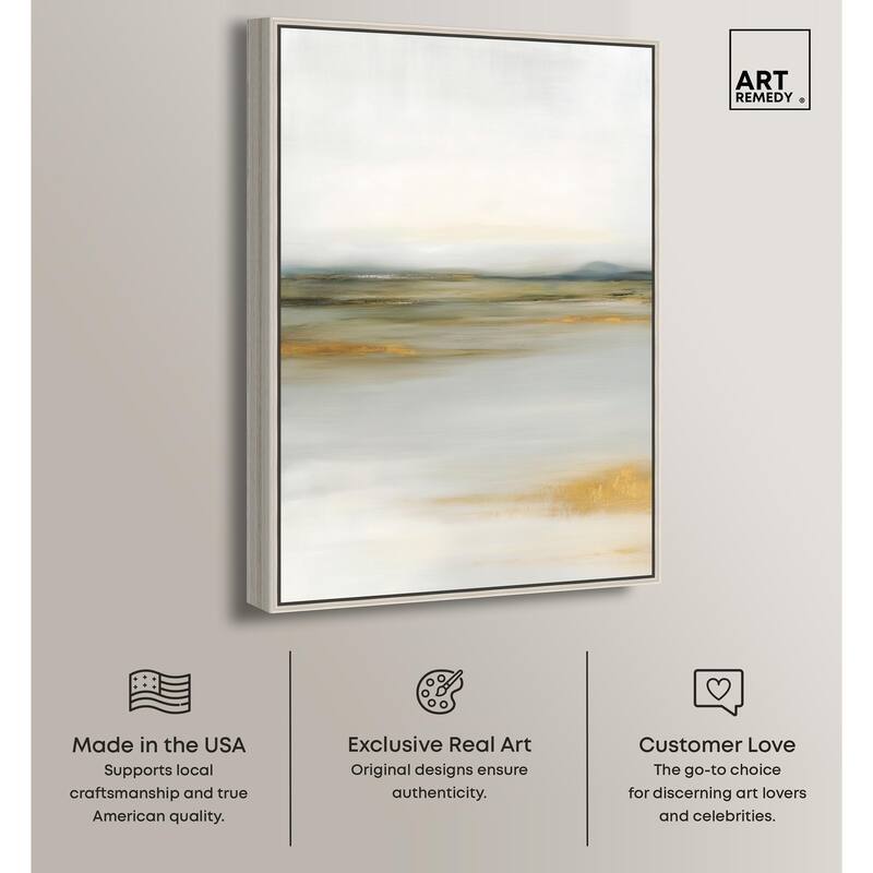 Misty Expanse I Canvas by Art Remedy