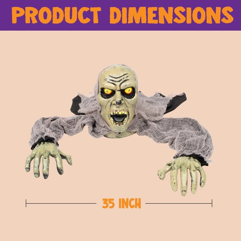 Halloween Zombie Groundbreaker with Sound and Flashing Eyes