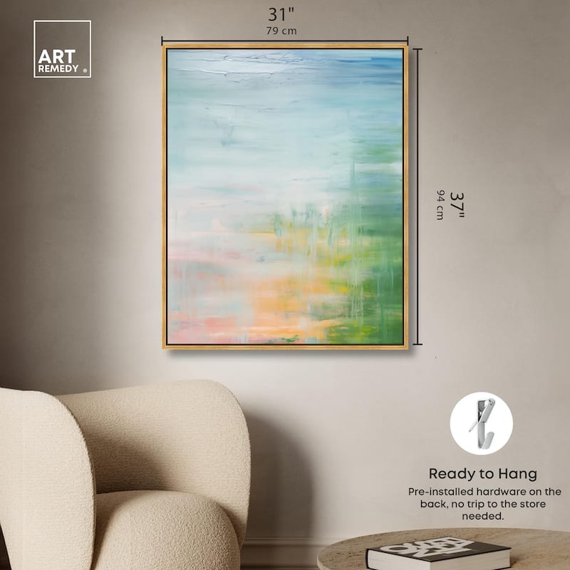Peaceful Shore Canvas by Art Remedy