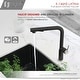 preview thumbnail 26 of 55, STYLISH Kitchen Sink Faucet Single Handle Pull Down Dual Mode in Stainless Steel