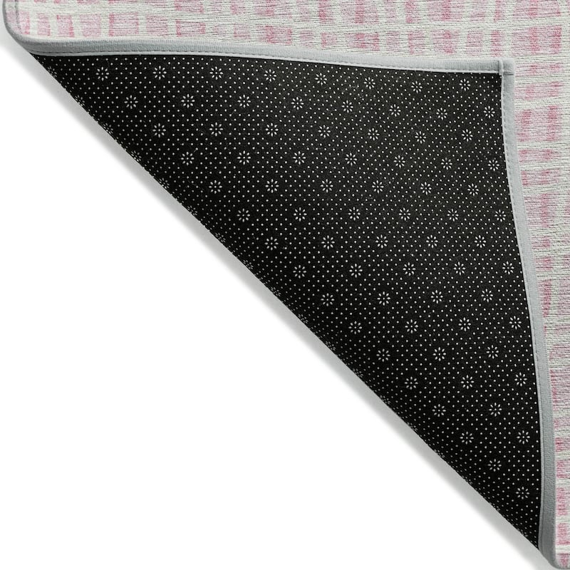 Machine Washable Indoor/ Outdoor Chantille Abstract Modern Rug