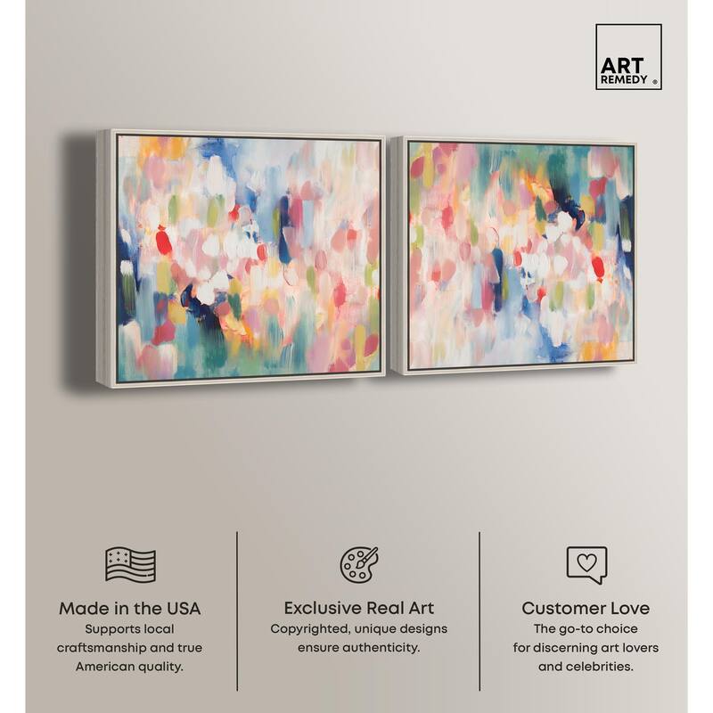 Assembled Color Pallete I Canvas by Art Remedy