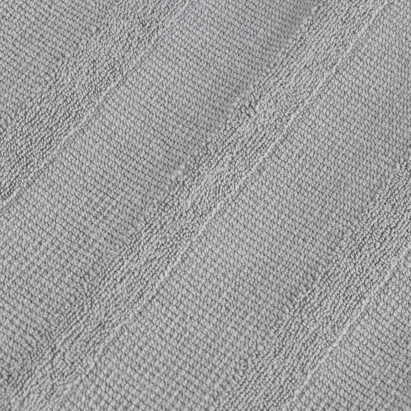 Quick-Dry Ribbed 3-Piece Cotton Towel Set by Superior