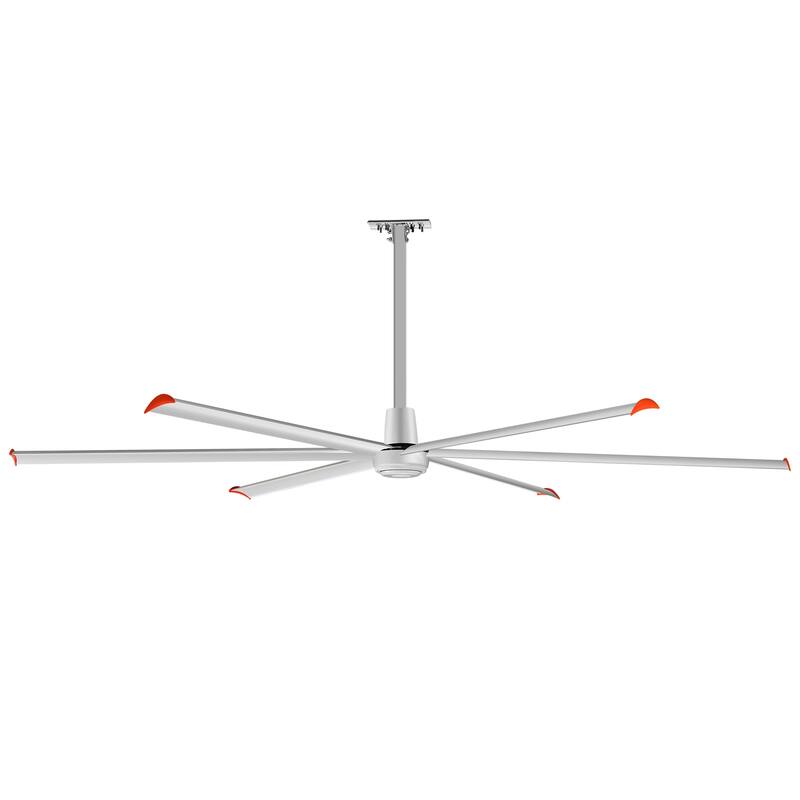 12ft HVLS Commercial 144" Ceiling Fan without Light with 6 Aluminum Blades