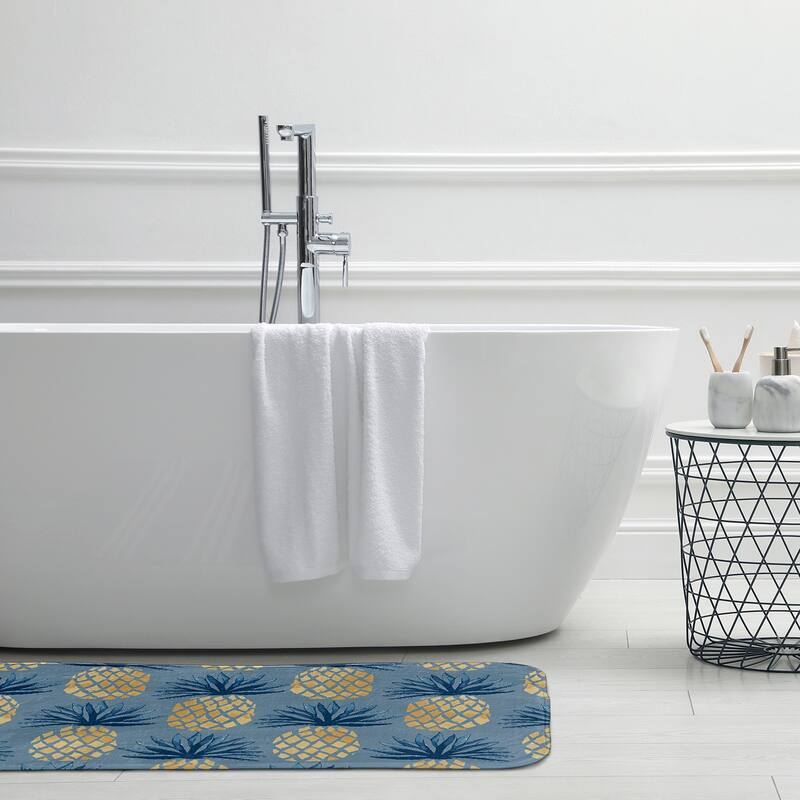 Pineapple Stripes Bathmat