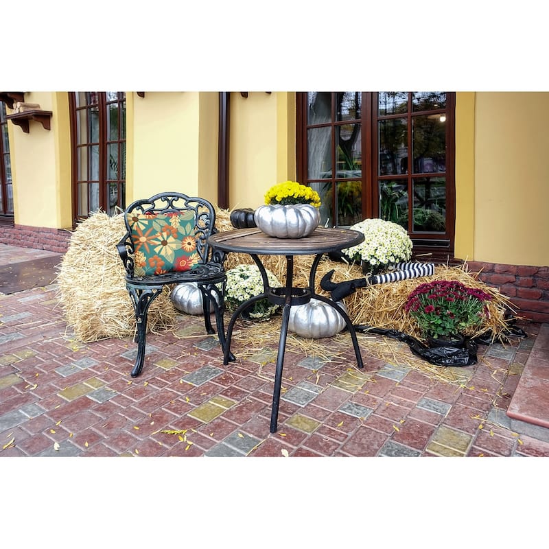 Fall Floral Indoor/Outdoor Throw Pillow