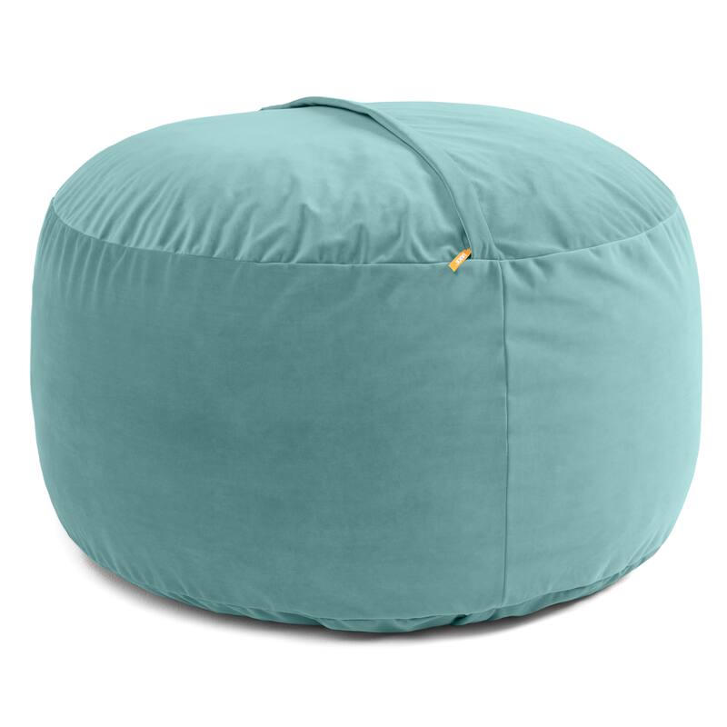 Jaxx Saxx 4ft - Large Round Bean Bag for Adults - Lush Velvet